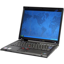 Lenovo ThinkPad T42 Notebook PC (Off-Lease) - Intel Pentium M 735 1.7GHz, 802.11b Wireless, 512MB DD (OL-IBM2373C88R/S)