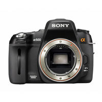 Sony Alpha DSLR-A500 Digital Camera with 55-200mm lens