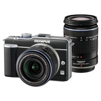Olympus PEN E-PL1 Digital Camera with 14-42mm and 40-150mm lenses