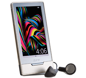 Microsoft Zune-HD Silver  32 GB  MP3 Player