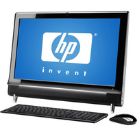 Hewlett Packard Piano Black TouchSmart IQ804 All-In-One Desktop PC with Intel Core Duo T5850 Processor and Window     999999027702