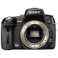 Sony DSLR-A500 Digital Camera with 18-55mm and 75-300mm lenses