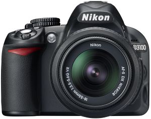 Nikon D3100 Digital Camera with 18-55mm and 55-200mm lenses