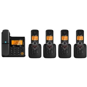 Motorola L705CM Corded/Cordless Phone System with 4 Cordless Handsets