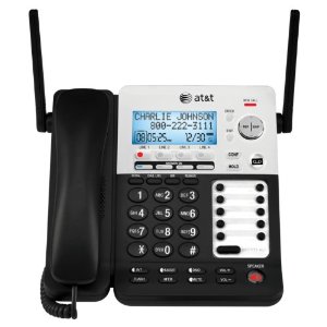 AT&T SynJ SB67158 1-Handset 4-Line Landline Telephone